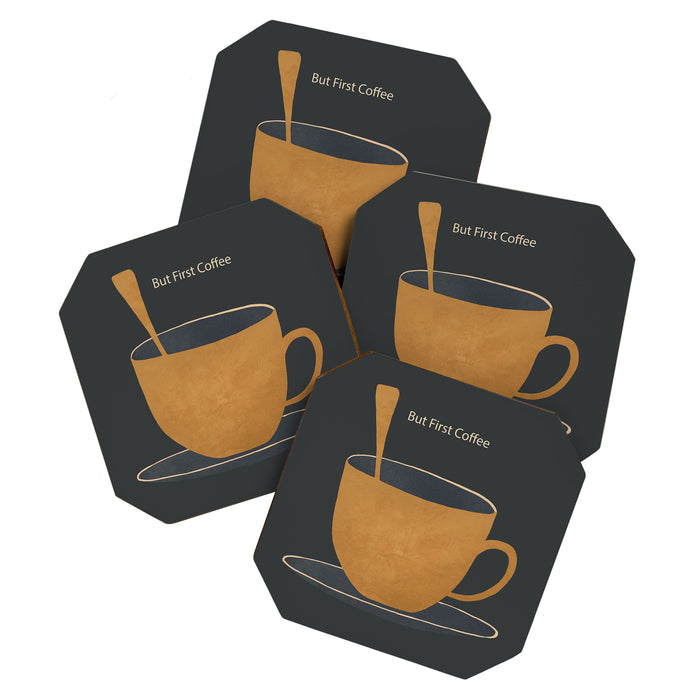 But First Coffee Coaster Gallery Image 1
