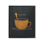 But First Coffee Framed Canvas Print Gallery Image 6