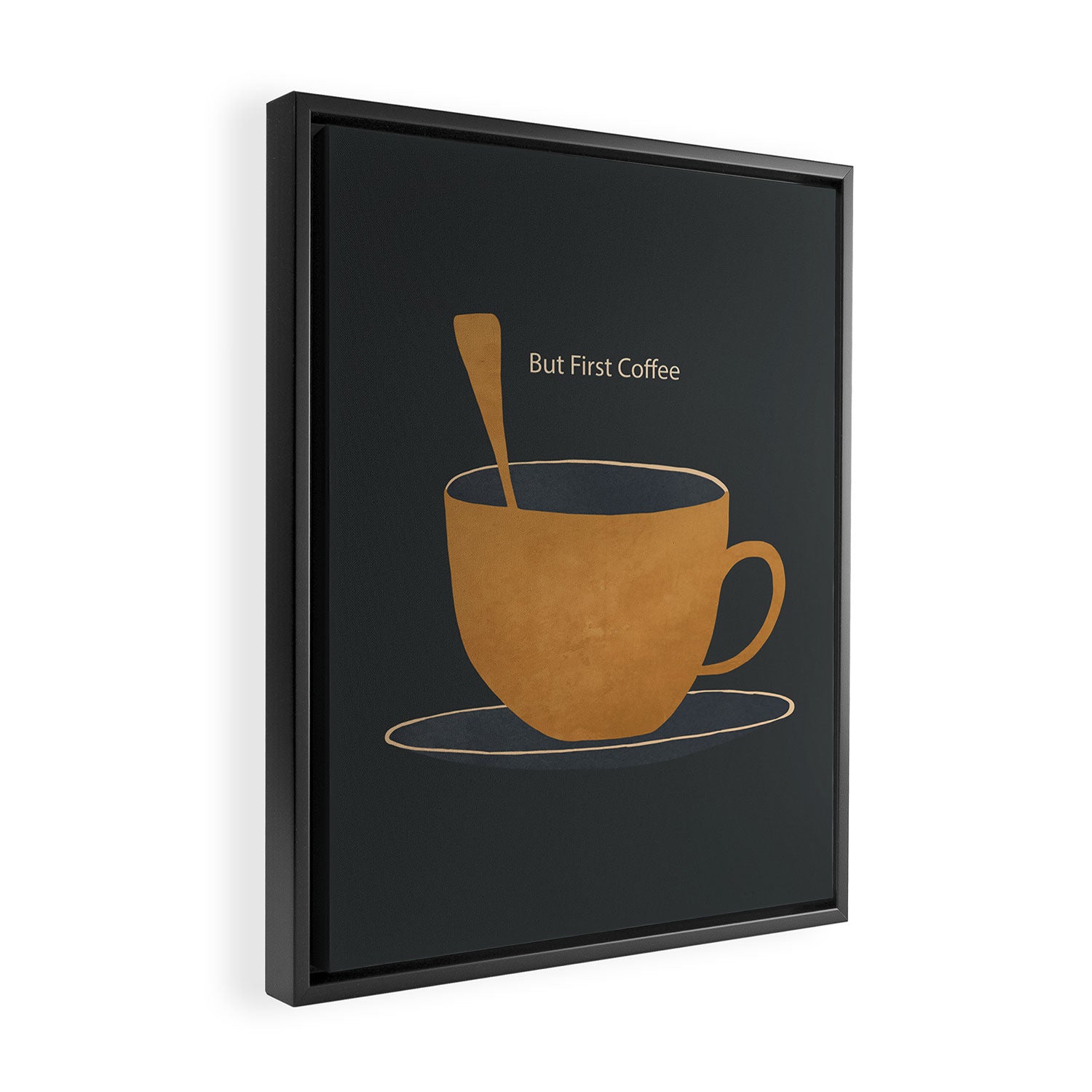 But First Coffee Framed Canvas Print Gallery Image 2