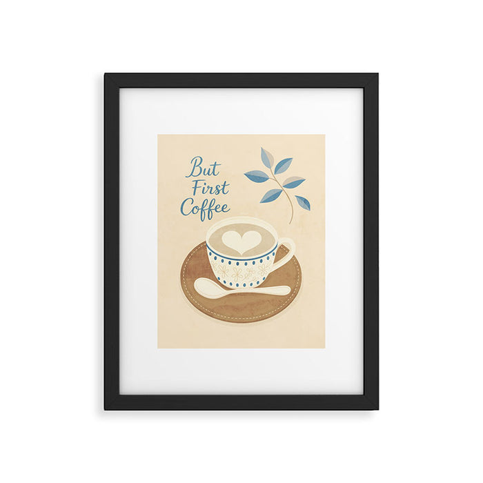 But First Coffee III Framed Art Print Gallery Image 1