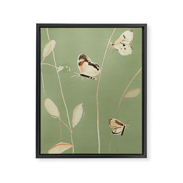 Butterflies 2 Framed Canvas Print Gallery Image 1