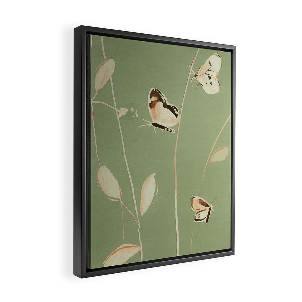 Butterflies 2 Framed Canvas Print Gallery Image 2