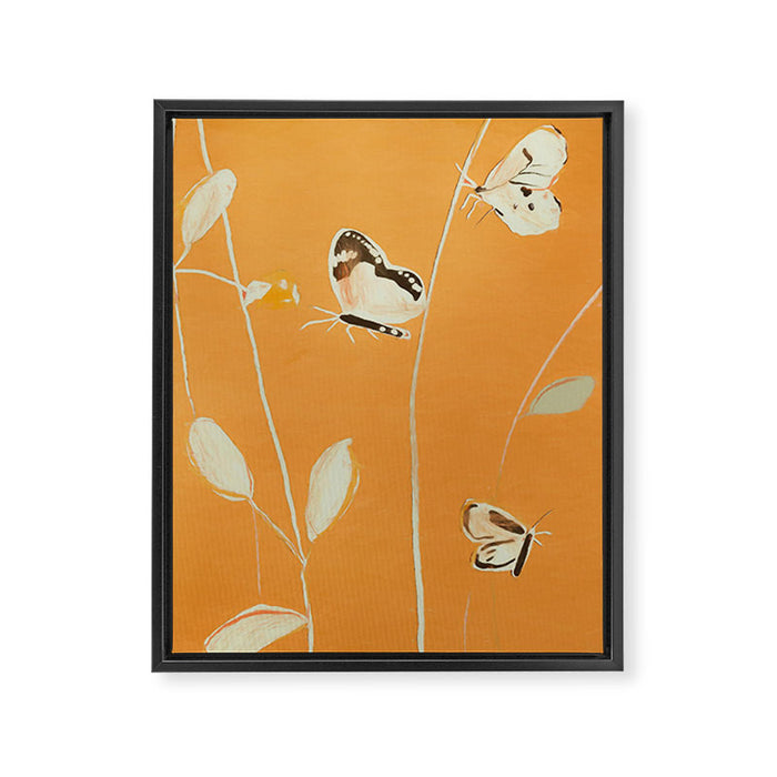 Butterflies 3 Framed Canvas Print Gallery Image 1