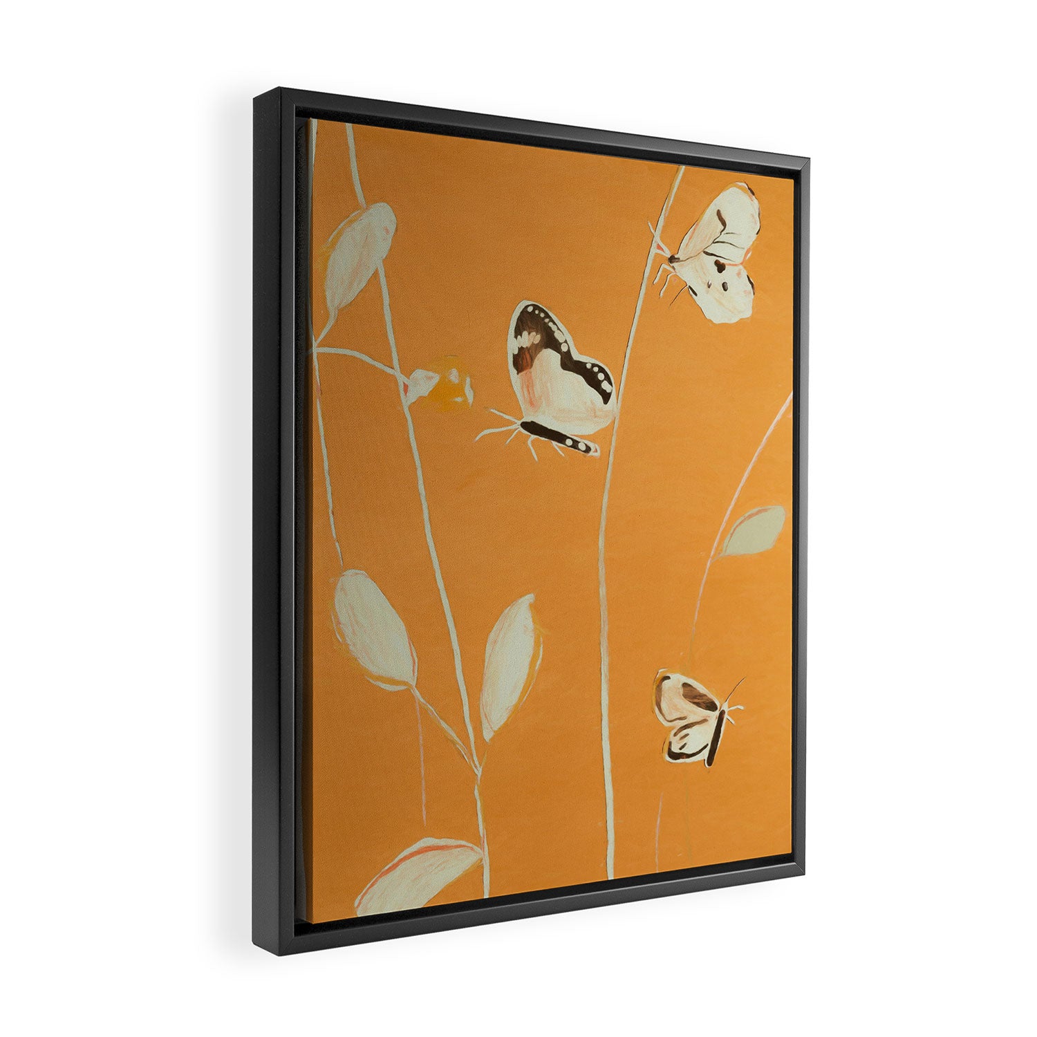 Butterflies 3 Framed Canvas Print Gallery Image 2