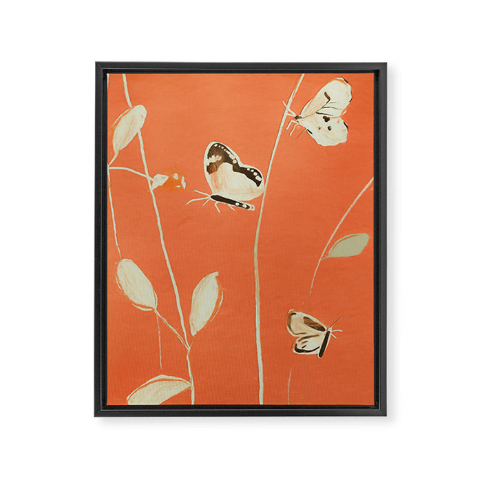 Butterflies 4 Framed Canvas Print Gallery Image 1