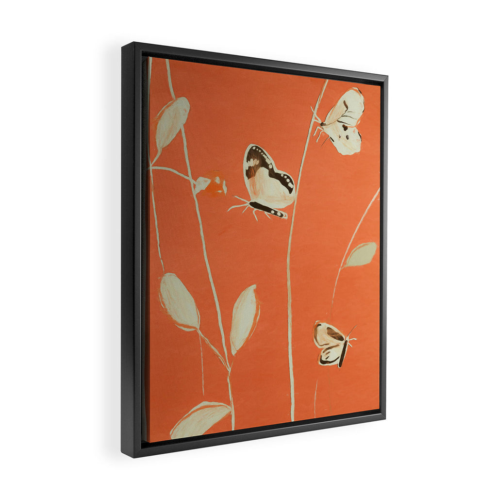 Butterflies 4 Framed Canvas Print Gallery Image 2