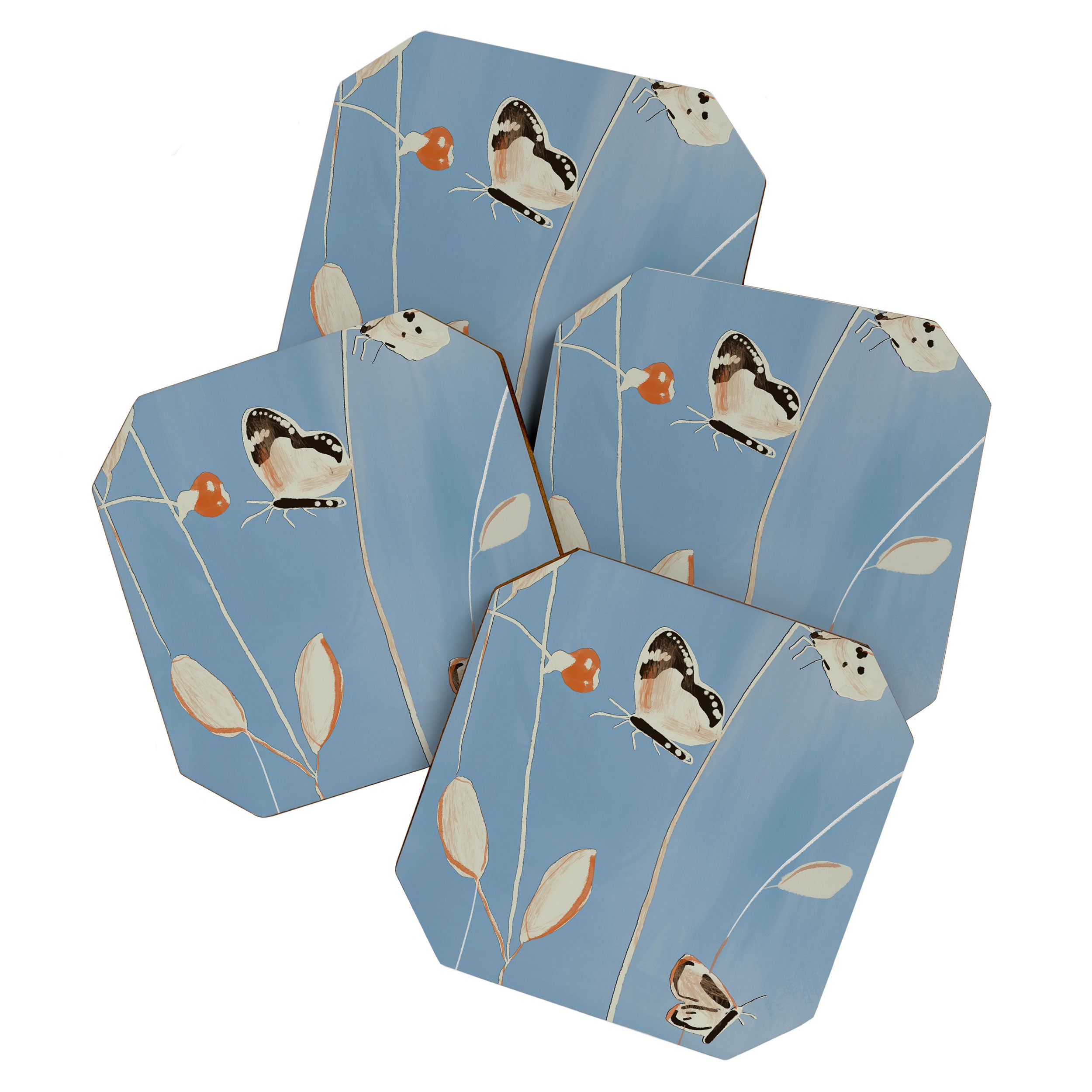 Butterflies 5 Coaster Gallery Image 1