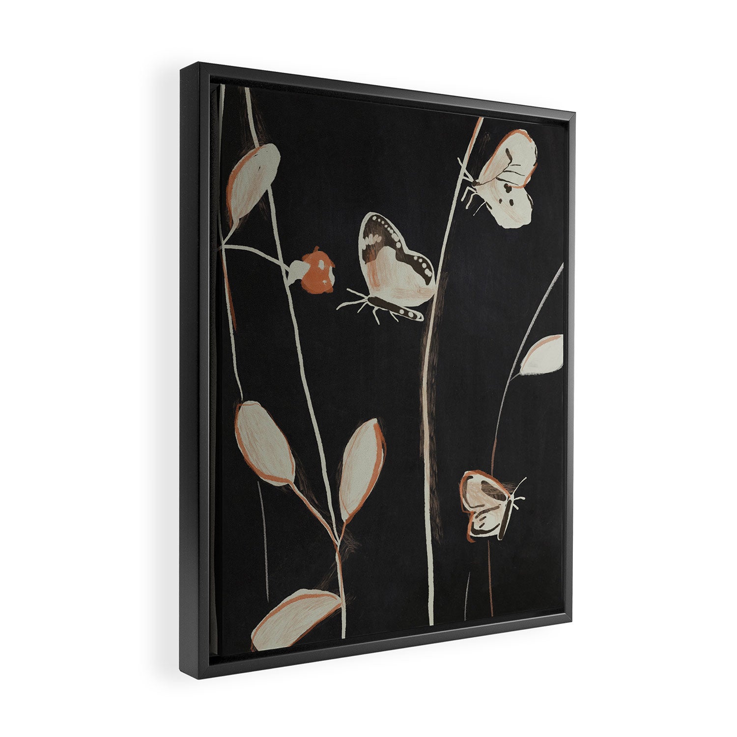 Butterflies Framed Canvas Print Gallery Image 2