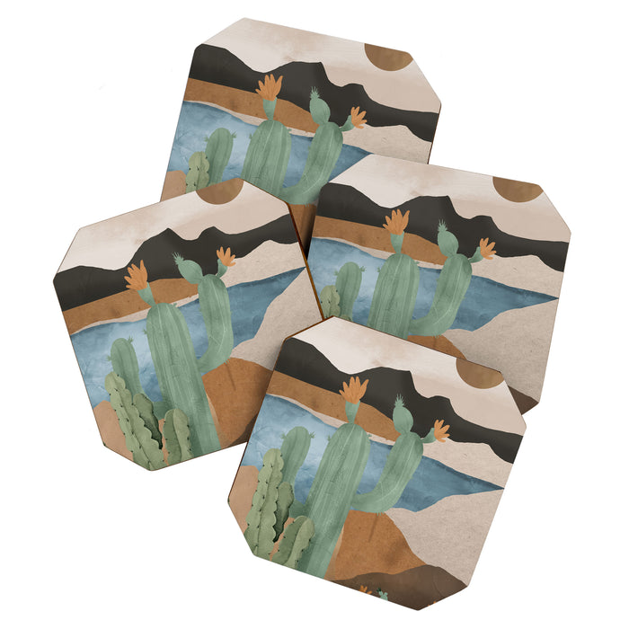 Cactus Landscape 2 Coaster Gallery Image 1
