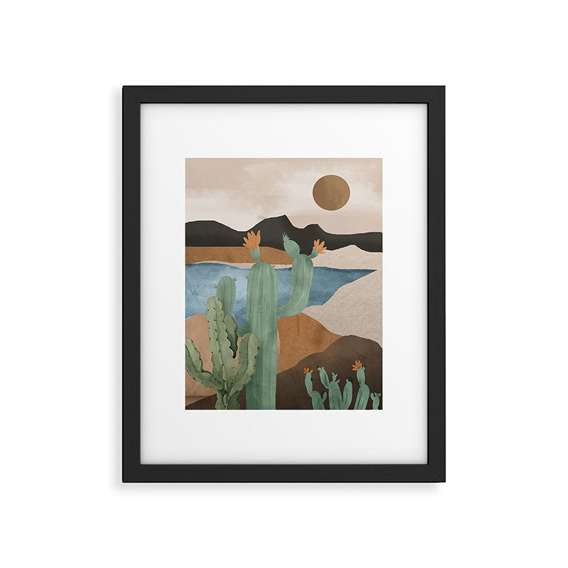 Cactus Landscape 2 Framed Art Print Gallery Image 5