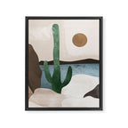 Cactus Framed Canvas Print Gallery Image 3