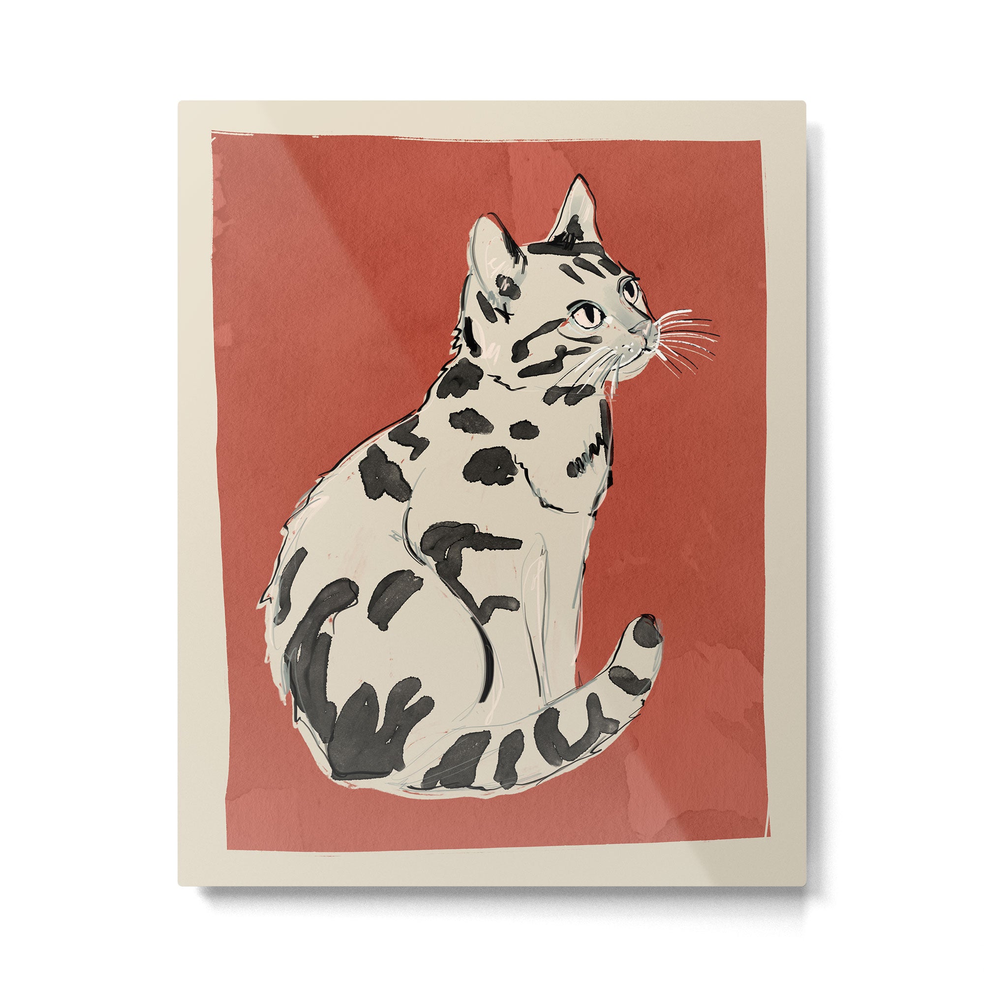 Cat 16 Metal Print Gallery Image 4