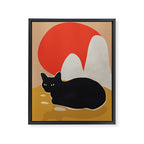 Cat Framed Canvas Print Gallery Image 6
