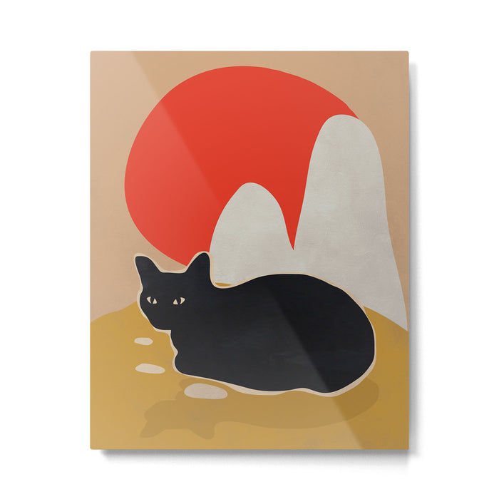 Cat Metal Print Gallery Image 1