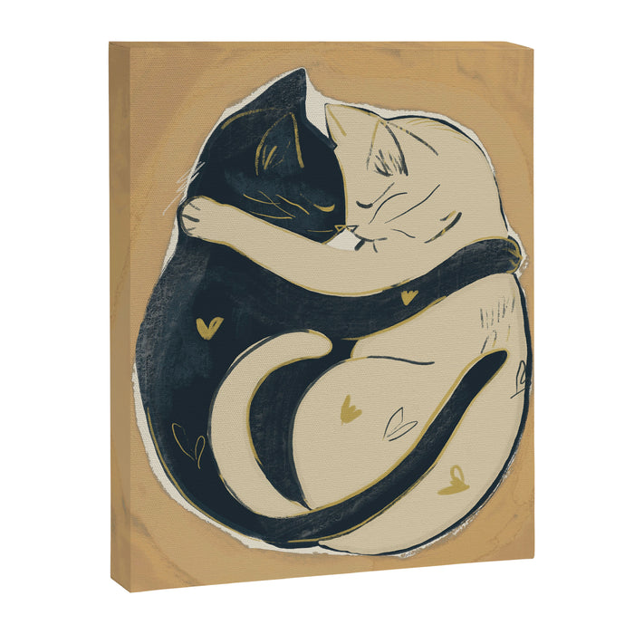 Cats In Love 2 Canvas Print Gallery Image 1