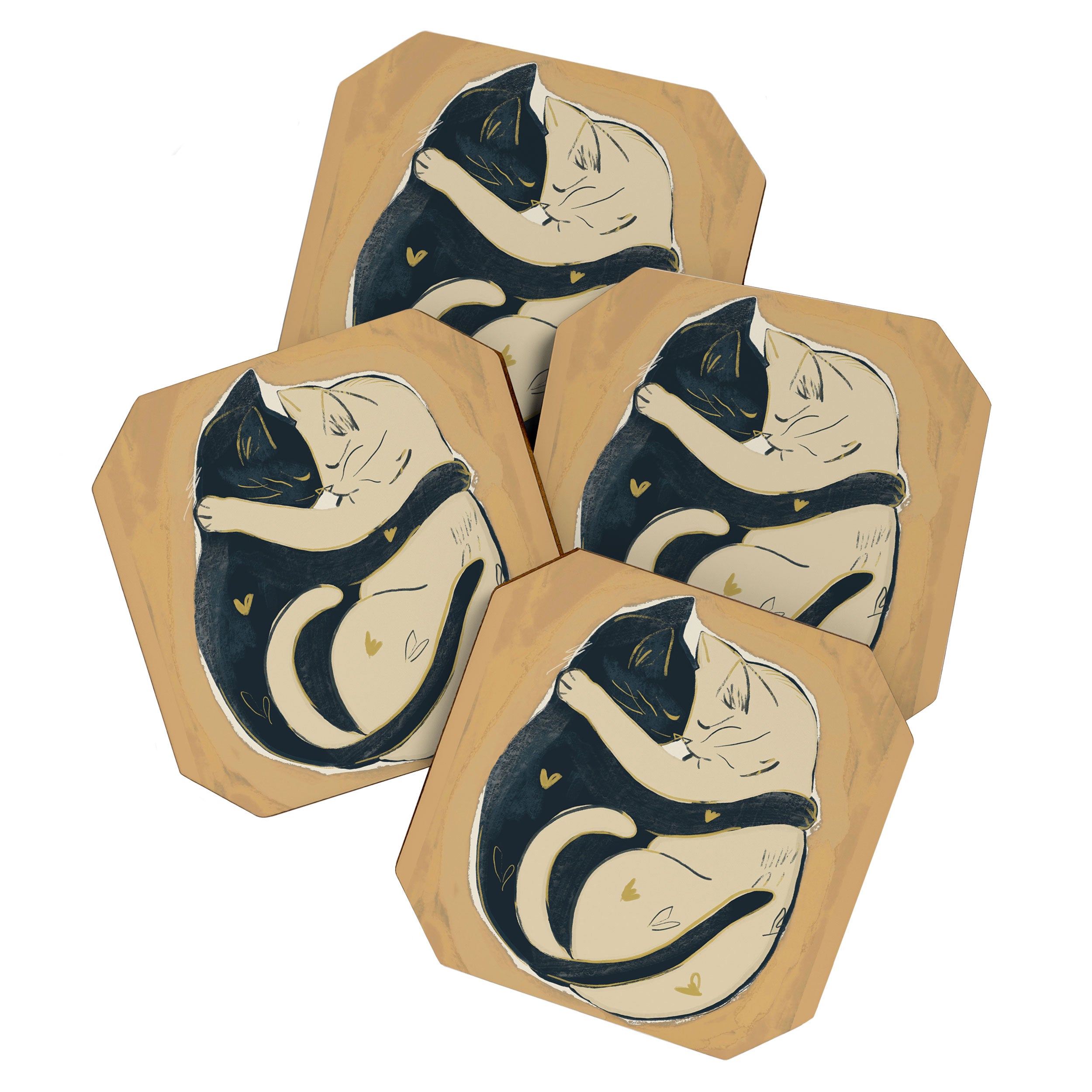 Cats In Love 2 Coaster Gallery Image 1