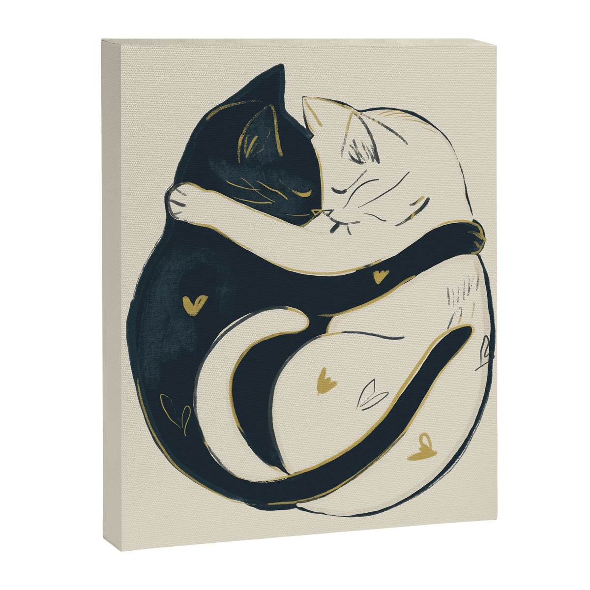 Cats In Love 3 Canvas Print Gallery Image 6