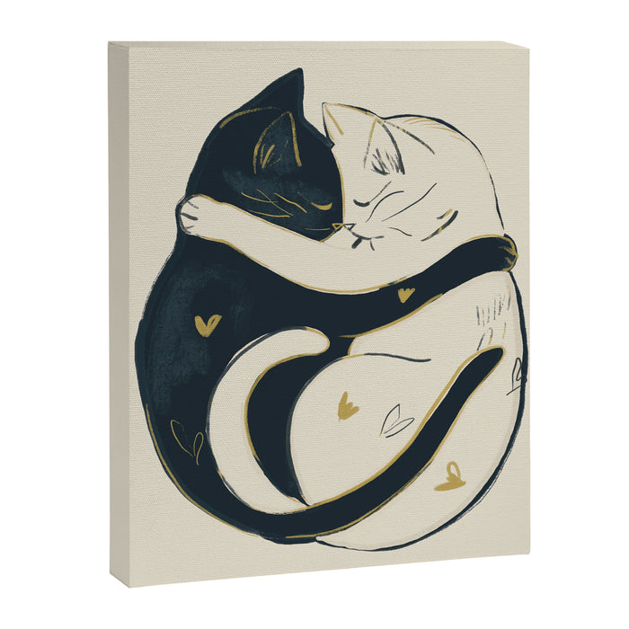 Cats In Love 3 Canvas Print Gallery Image 1