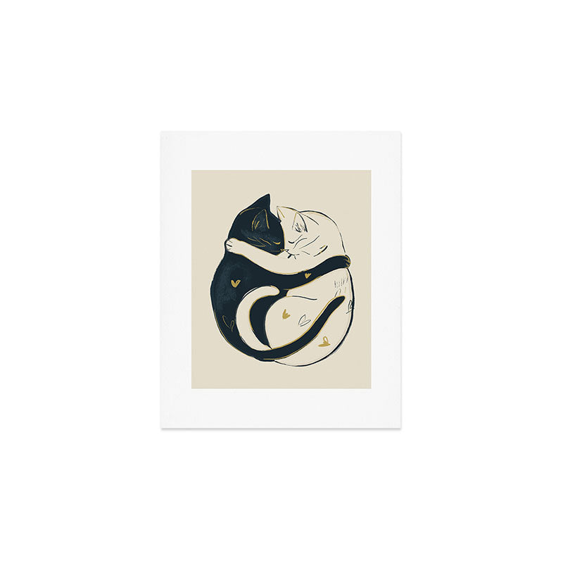 Cats In Love 3 Art Print Gallery Image 1