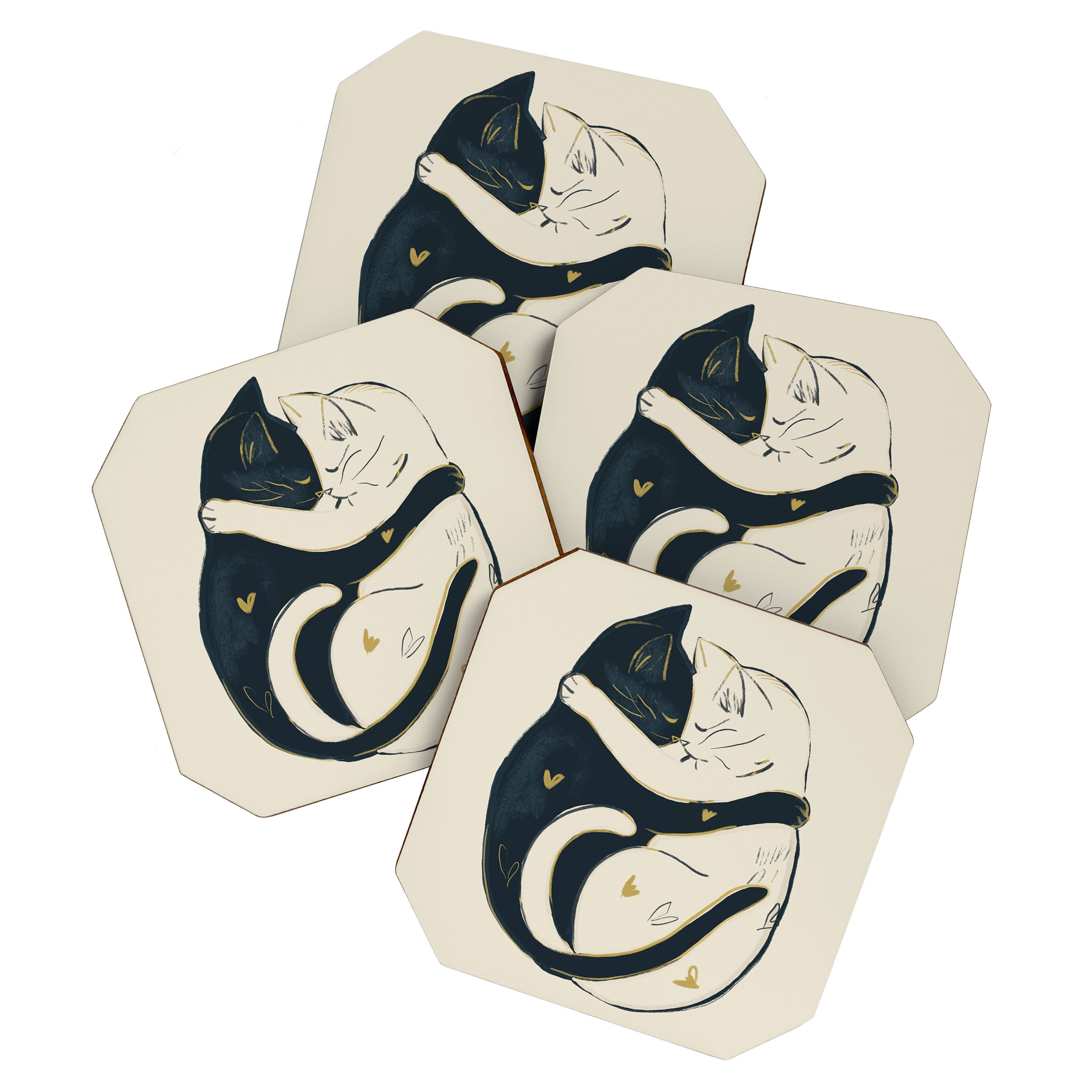 Cats In Love 3 Coaster Gallery Image 1