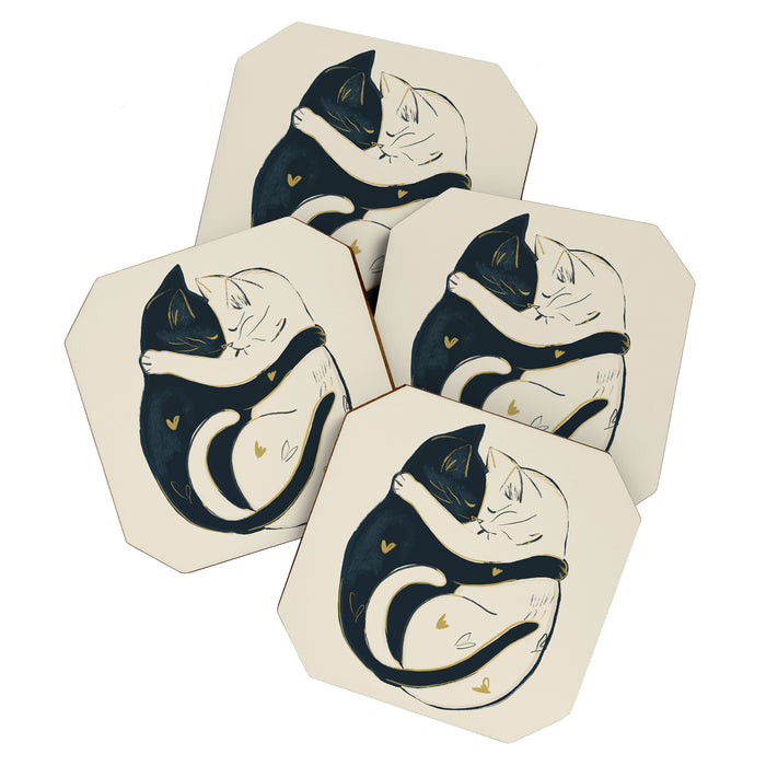 Cats In Love 3 Coaster Gallery Image 1