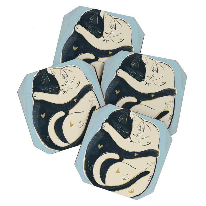 Cats In Love 4 Coaster Gallery Image 1