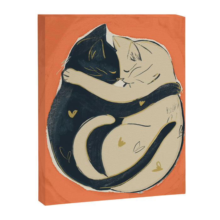 Cats In Love 5 Canvas Print Gallery Image 1