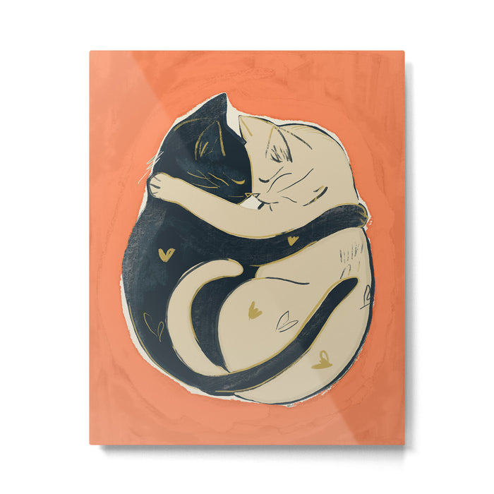 Cats In Love 5 Metal Print Gallery Image 1
