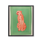 Cheetah 10 Framed Canvas Print Gallery Image 6