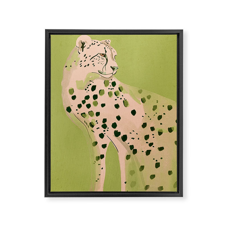 Cheetah 12 Framed Canvas Print Gallery Image 6