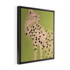 Cheetah 12 Framed Canvas Print Gallery Image 2