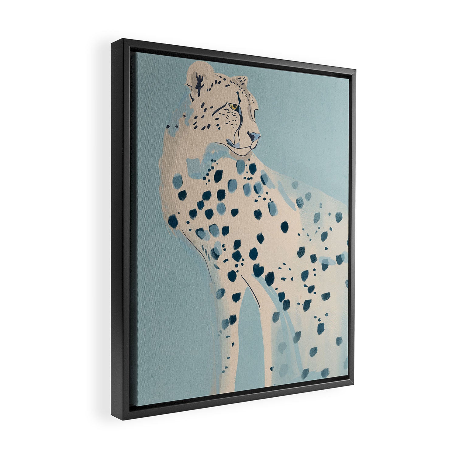 Cheetah 14 Framed Canvas Print Gallery Image 2
