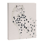 Cheetah 15 Black and White Canvas Print Gallery Image 6