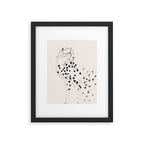 Cheetah 15 Black and White Framed Art Print Gallery Image 5