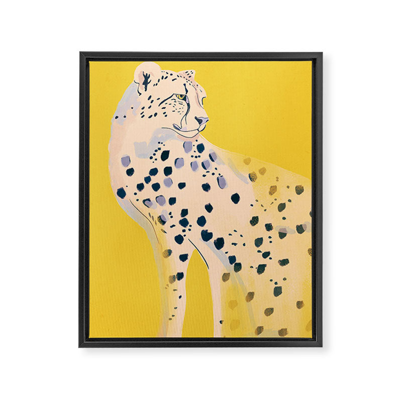 Cheetah 15 Framed Canvas Print Gallery Image 6