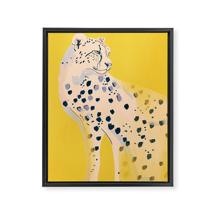 Cheetah 15 Framed Canvas Print Gallery Image 1