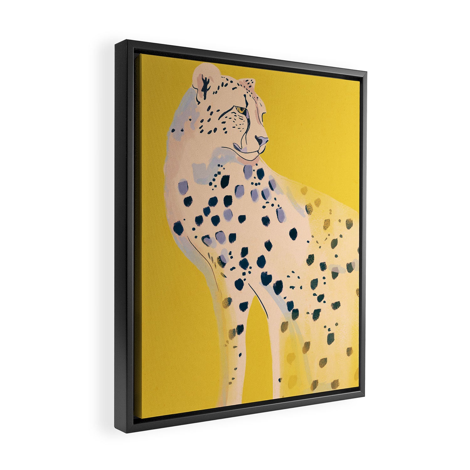 Cheetah 15 Framed Canvas Print Gallery Image 2