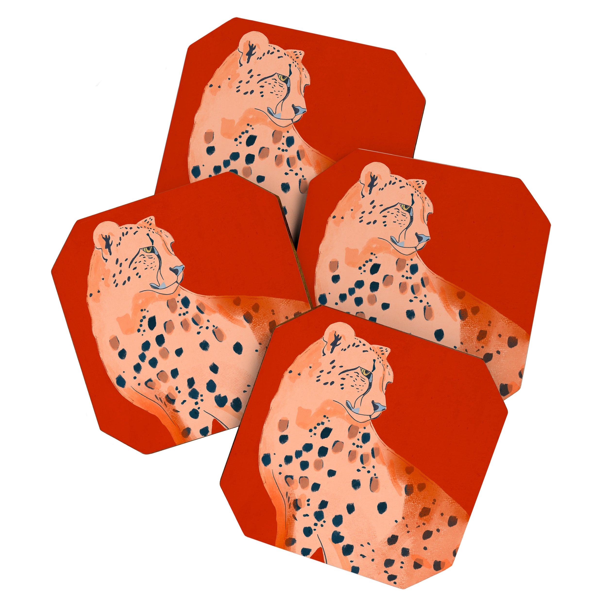 Cheetah 17 Coaster Gallery Image 1