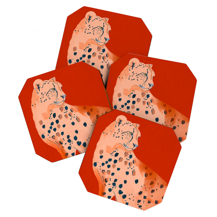 Cheetah 17 Coaster Gallery Image 1