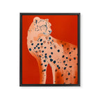 Cheetah 17 Framed Canvas Print Gallery Image 6