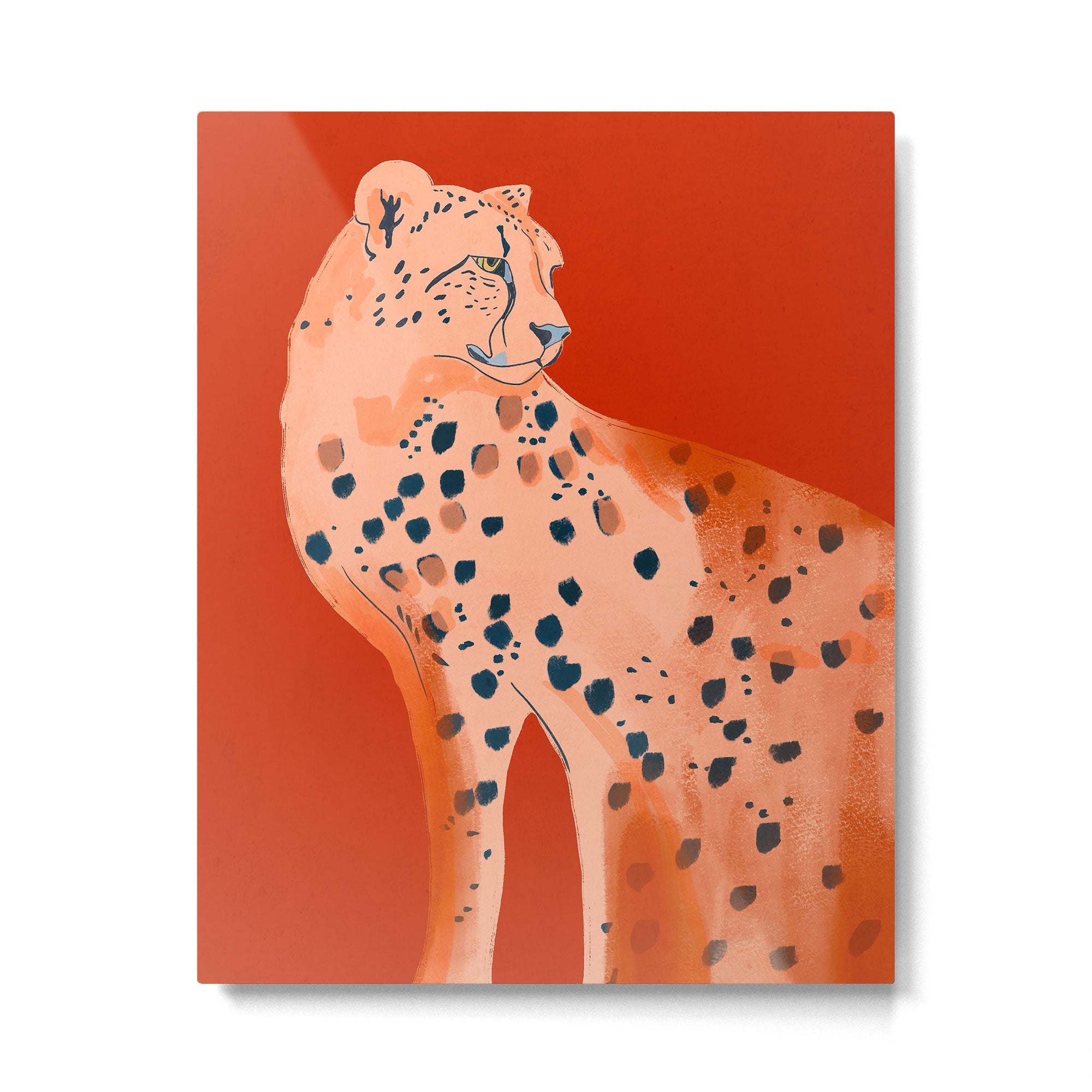 Cheetah 17 Metal Print Gallery Image 4