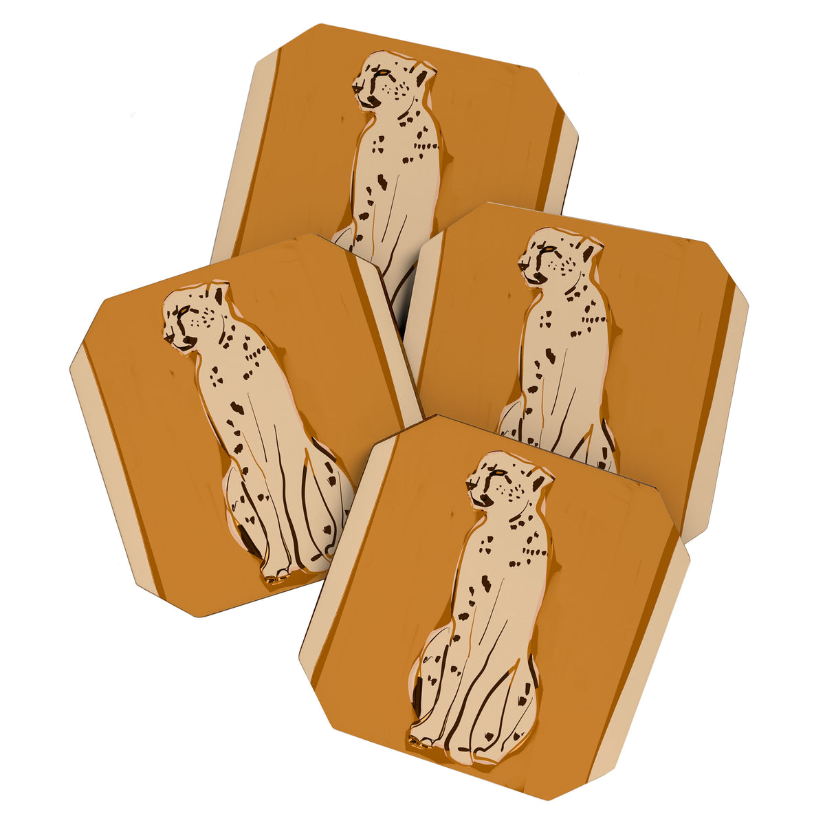 Cheetah 9 Coaster Gallery Image 1