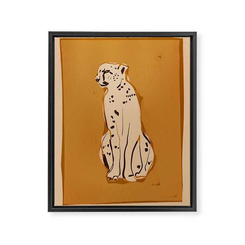 Cheetah 9 Framed Canvas Print Gallery Image 6