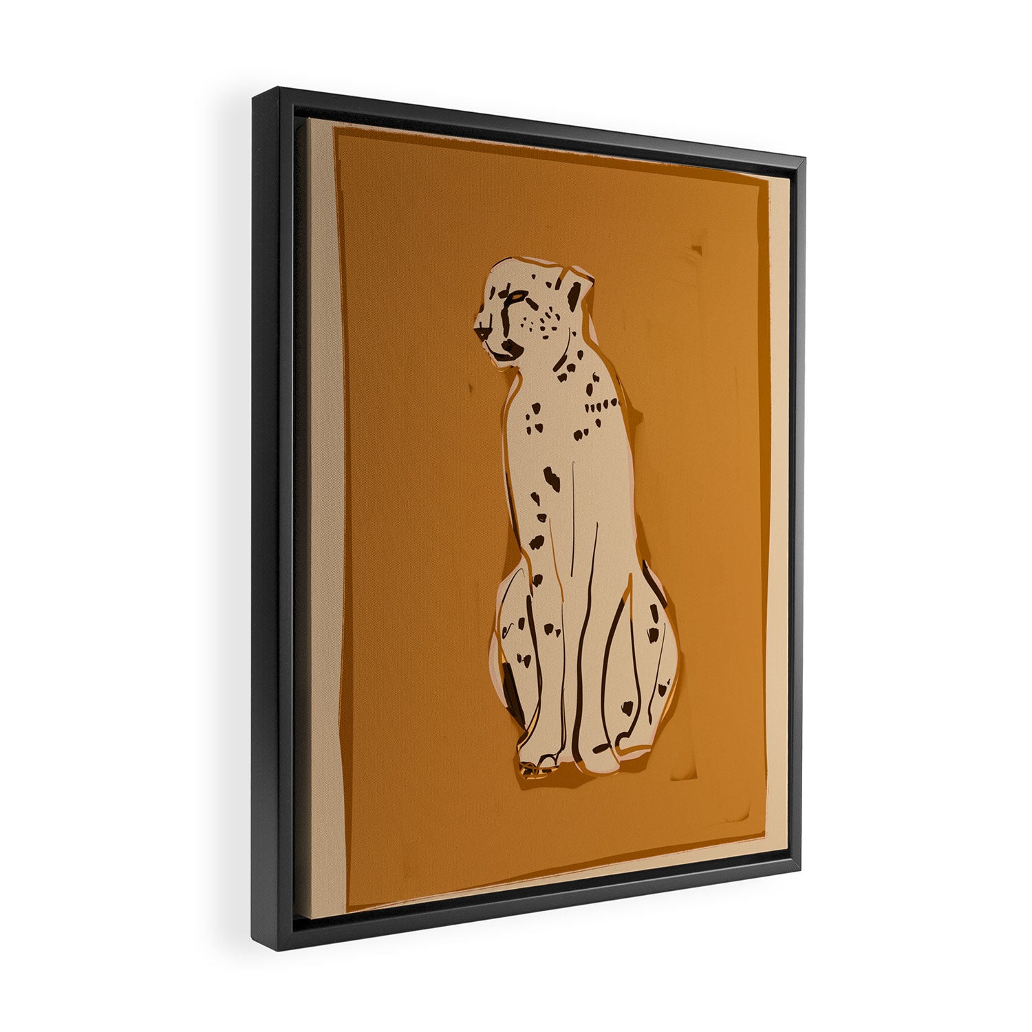 Cheetah 9 Framed Canvas Print Gallery Image 2