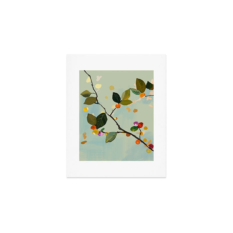 Cherry Fruit Branch II Art Print Gallery Image 1