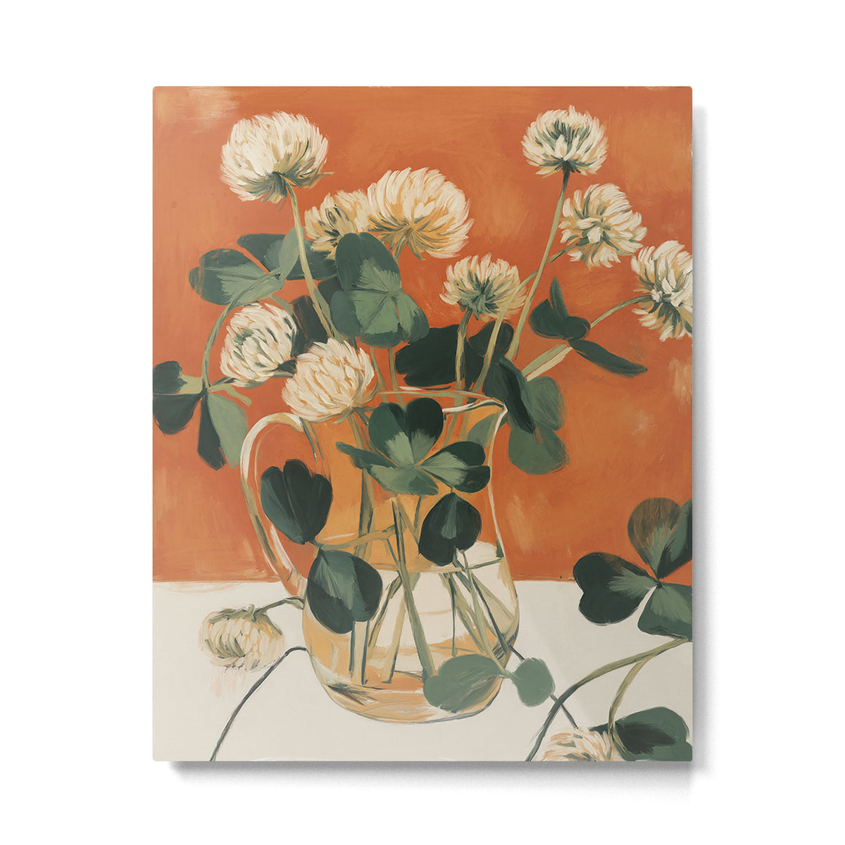 Clover Still Life Metal Print Gallery Image 4