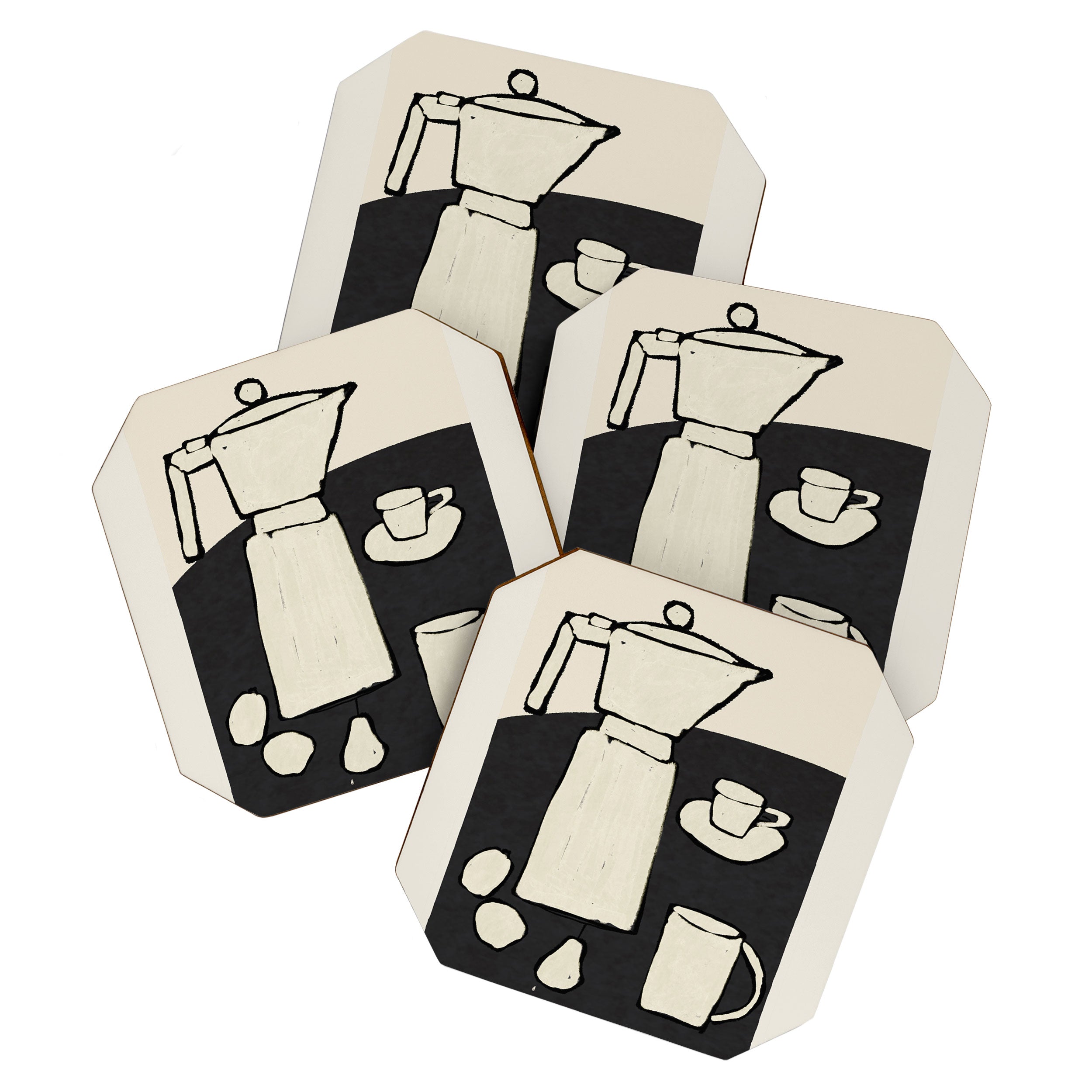 Coffee Time 2 Coaster Gallery Image 1