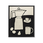 Coffee Time 2 Framed Canvas Print Gallery Image 6