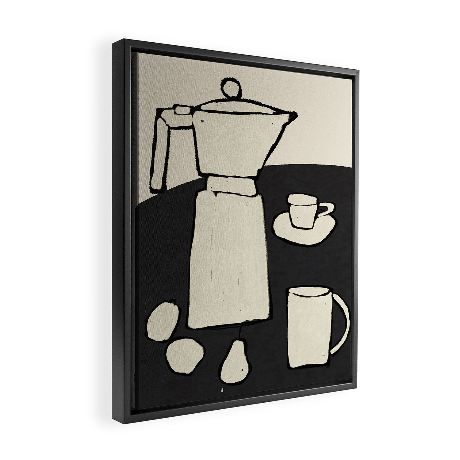 Coffee Time 2 Framed Canvas Print Gallery Image 2