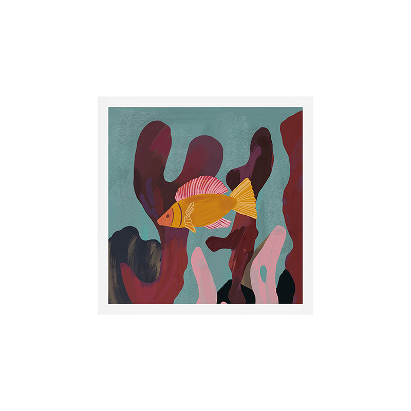 Coral and Fish Art Print Gallery Image 1